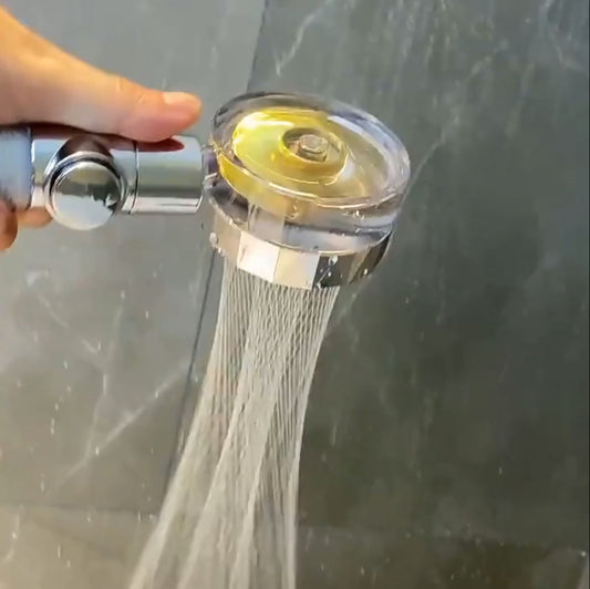 LED Color-Changing High-Pressure Shower Head – No Batteries Needed!